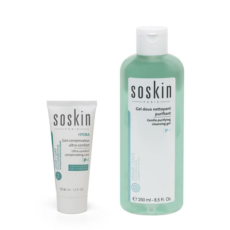 Face wash gel + moisturizer for oily skin